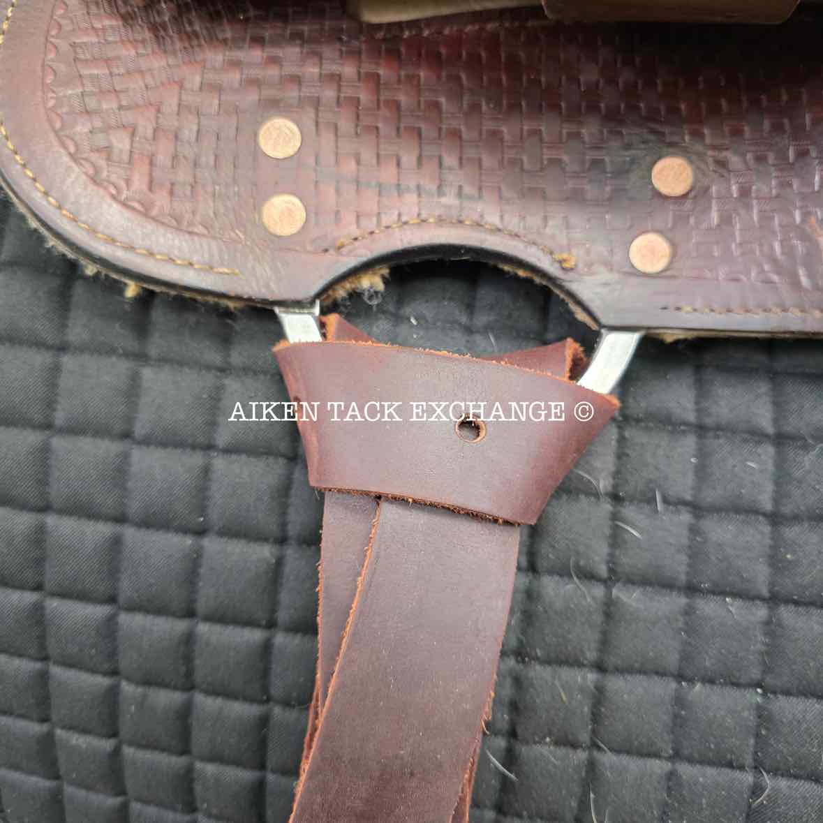 **SOLD** Circle M Western Saddle, 15.5" Seat, Wide Tree - Full QH Bars