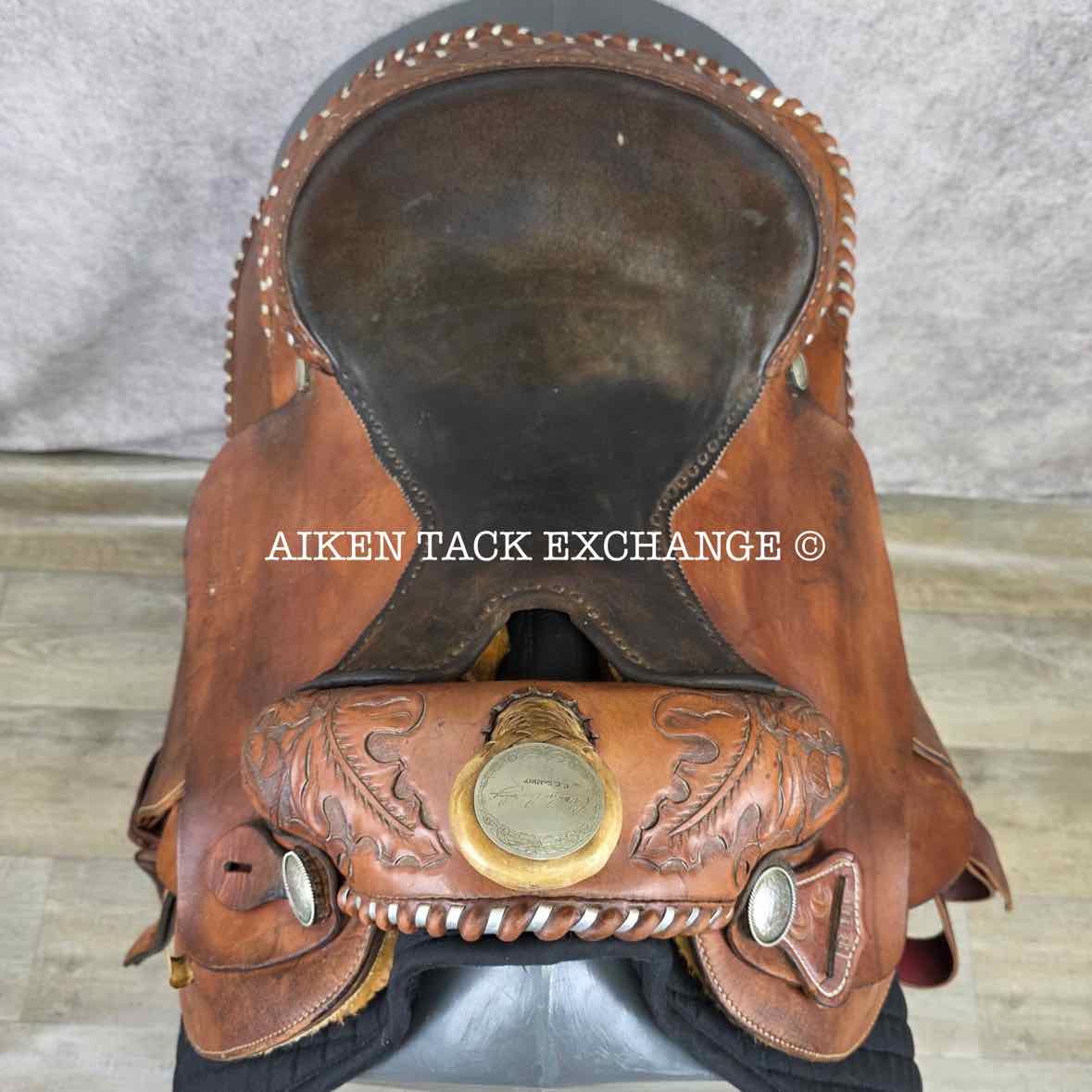 CC Saddlery Charles Crawley Western Saddle, 15.5" Seat, Wide Tree - Full QH Bars