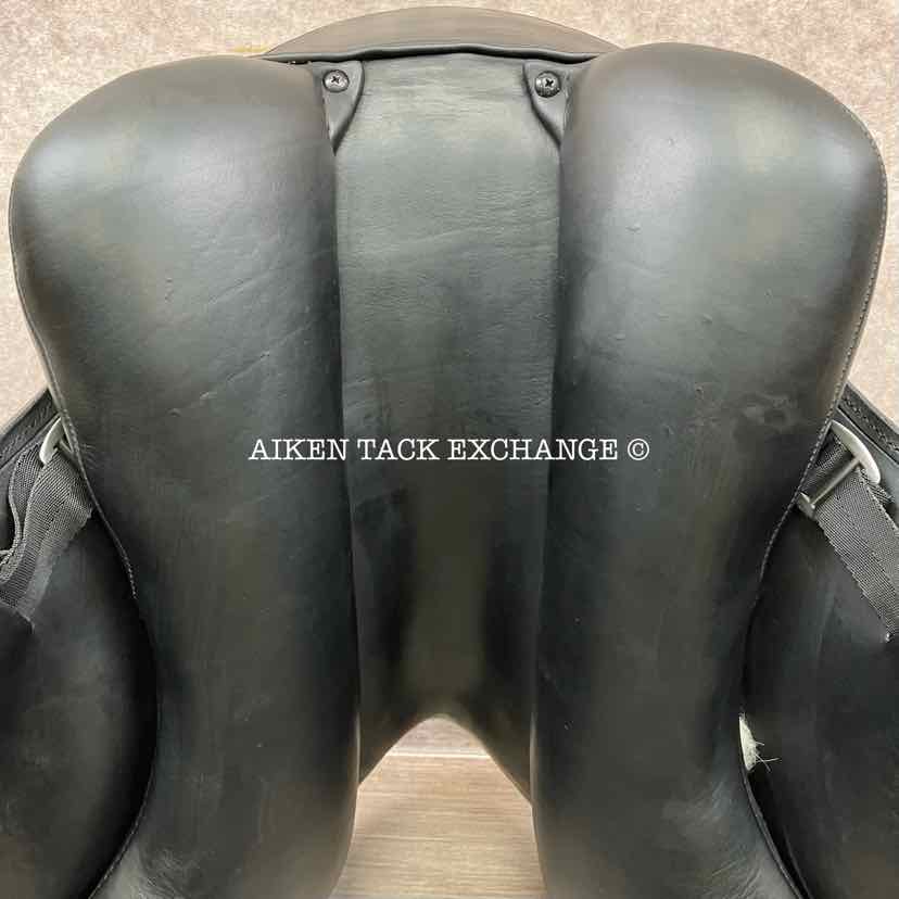 2017 Schleese Obrigado Monoflap Dressage Saddle, 17.5" Seat, Adjustable Tree, Wool Flocked Panels