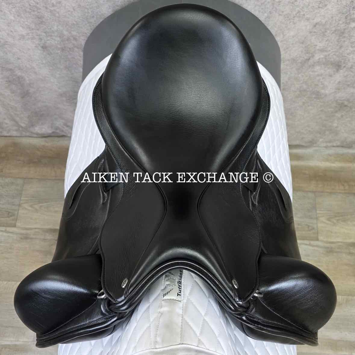 2024 Envy Motion Dressage Saddle, 17" Seat, Adjustable Tree, Wool Flocked Panels