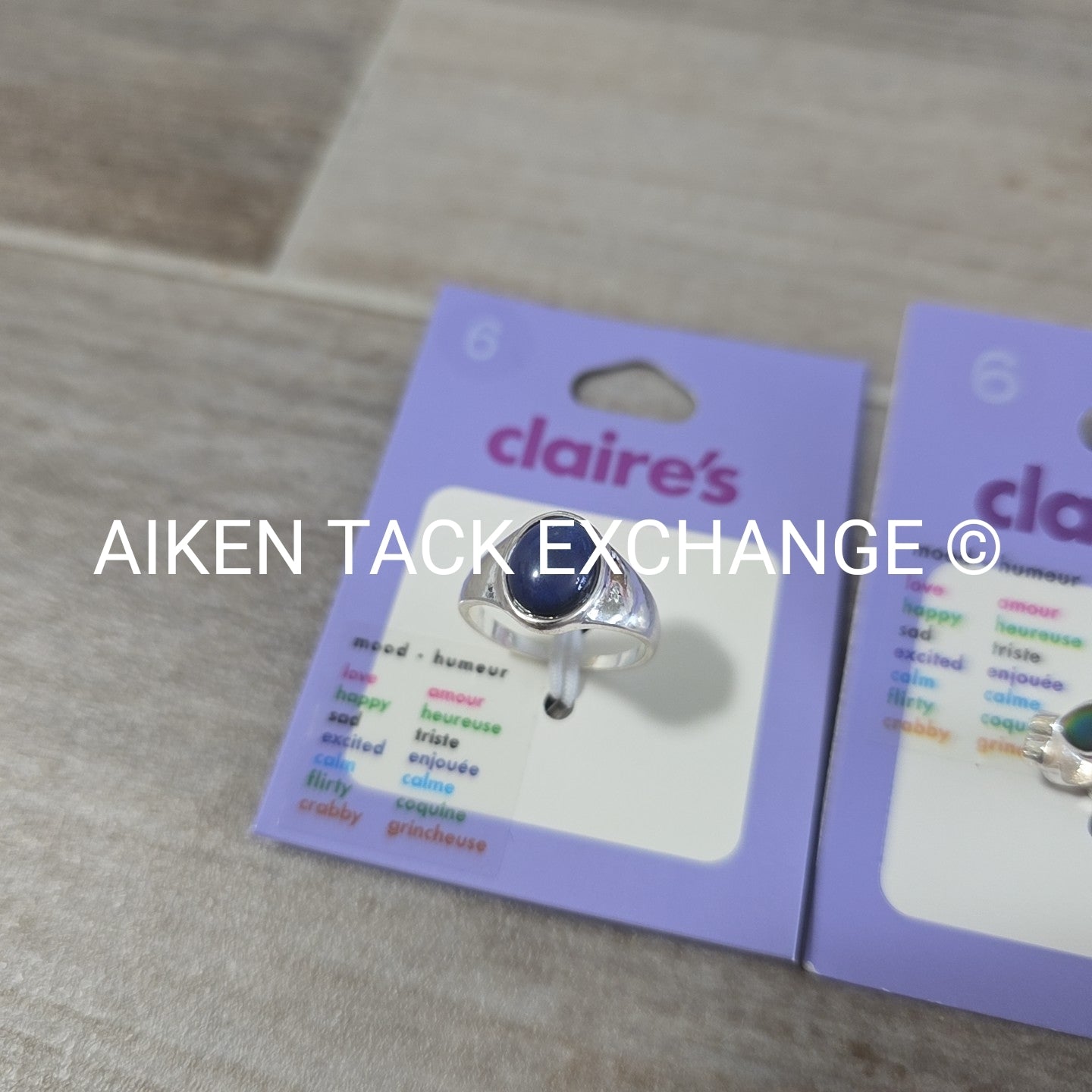 Claire's Mood Rings (2) - Size 6