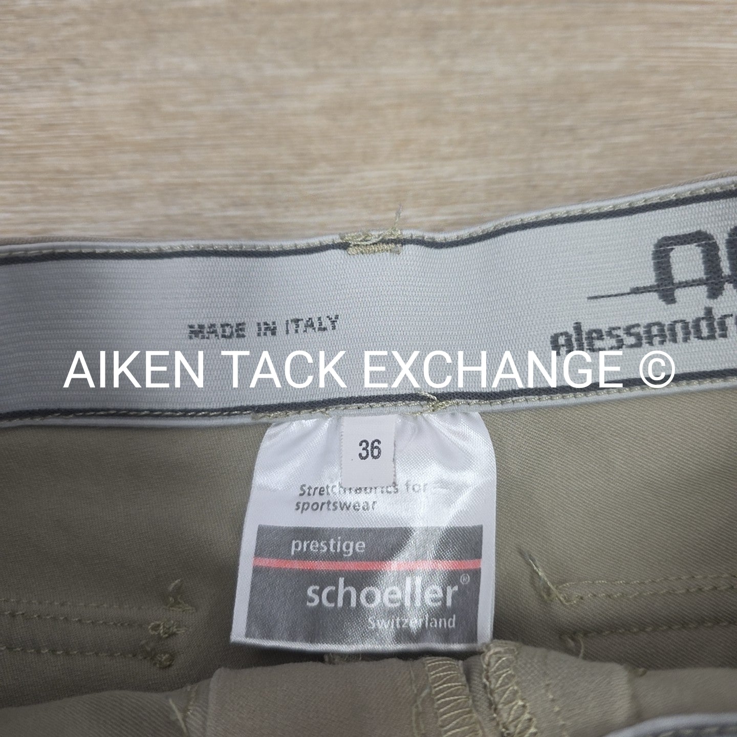 Alessandro Albanese Sidney Knee Patch Breeches, Size US 22