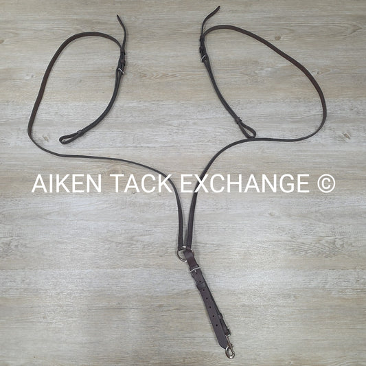 Tory Leather Vienna Side Reins, Brown