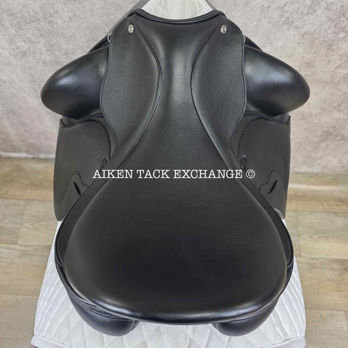 2023 Envy by Custom Saddlery Motion Monoflap Dressage Saddle, 17.5" Seat, Adjustable Tree, Wool Flocked Panels