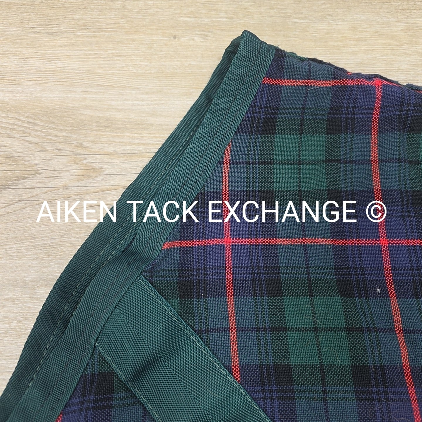 5/A Baker Original Tartan Plaid Stable Sheet, Size 72"