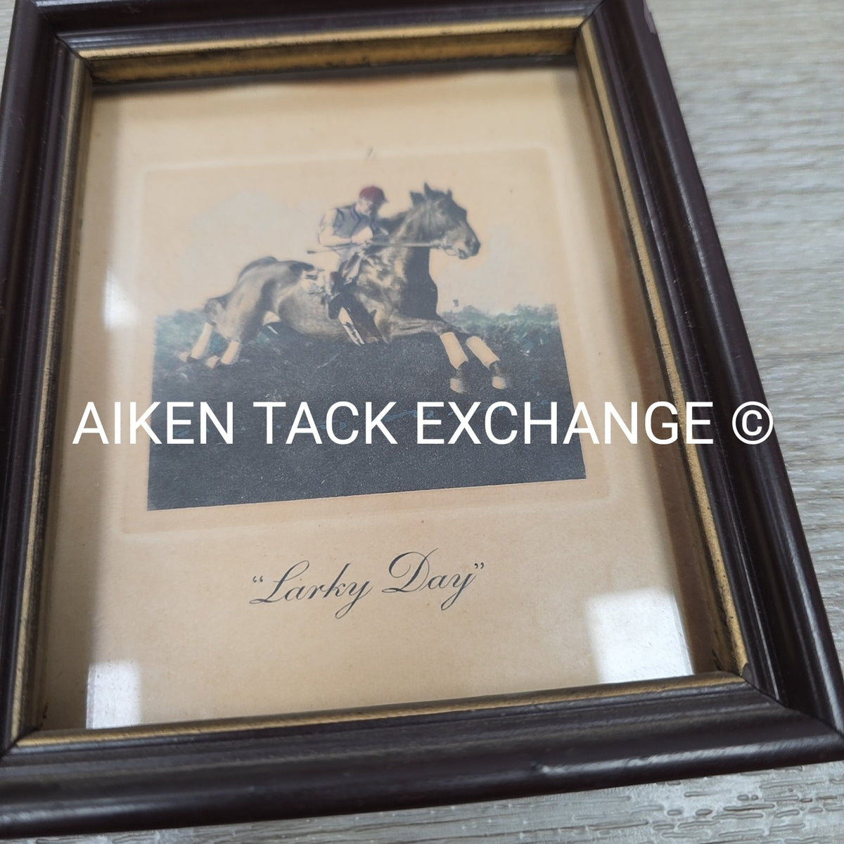 Larky Day Framed Print, 5" x 5"