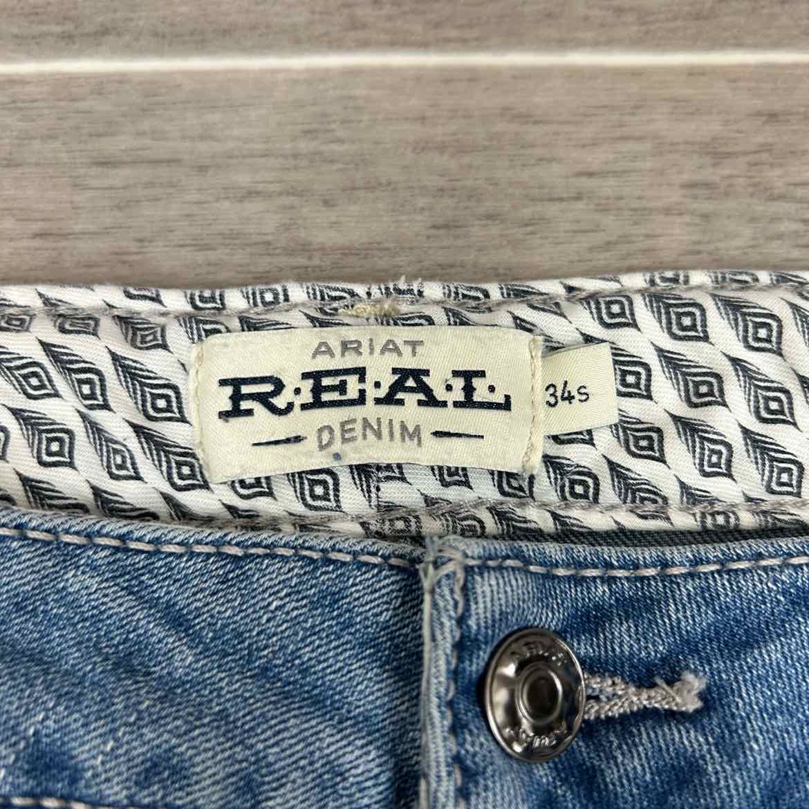 Ariat R.E.A.L High Rise Flare Jeans, Size 34 S