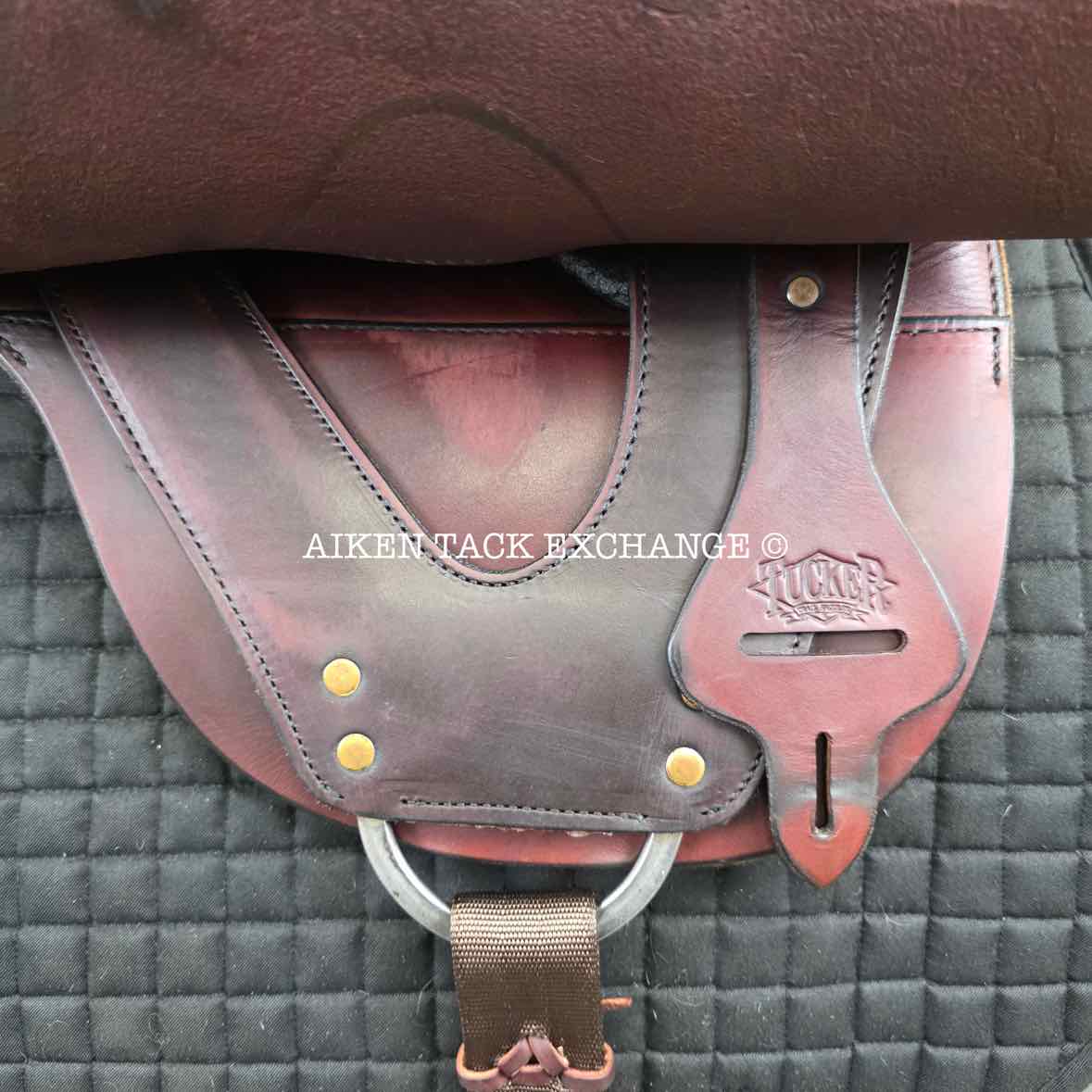 **SOLD** 2008 Tucker 146 River Plantation Endurance Trail Saddle, 17.5" Seat, Medium Tree - Semi QH Bars
