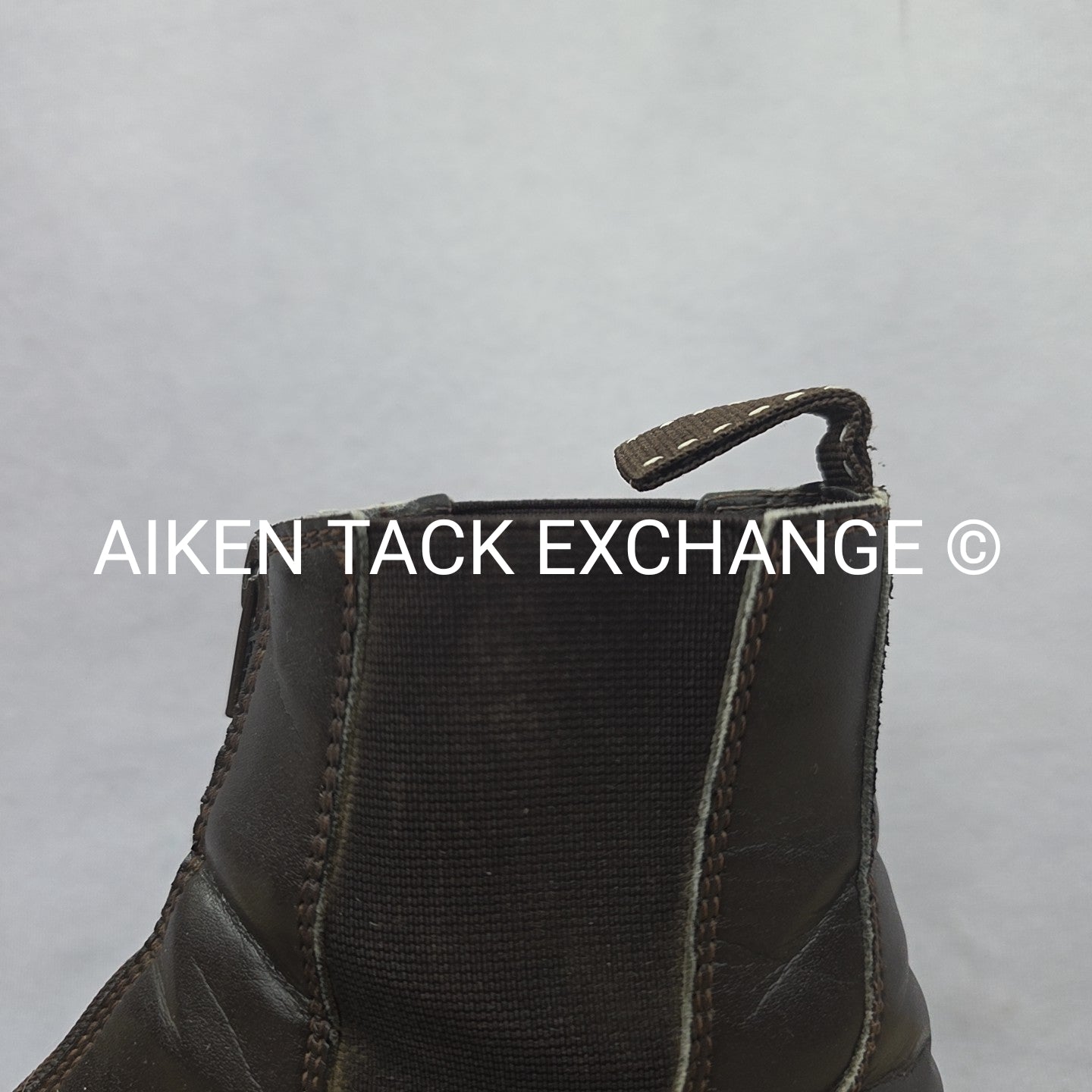 Dover Saddlery Riding Sport Provenance Zip Paddock Boots, Brown, Size 6.5