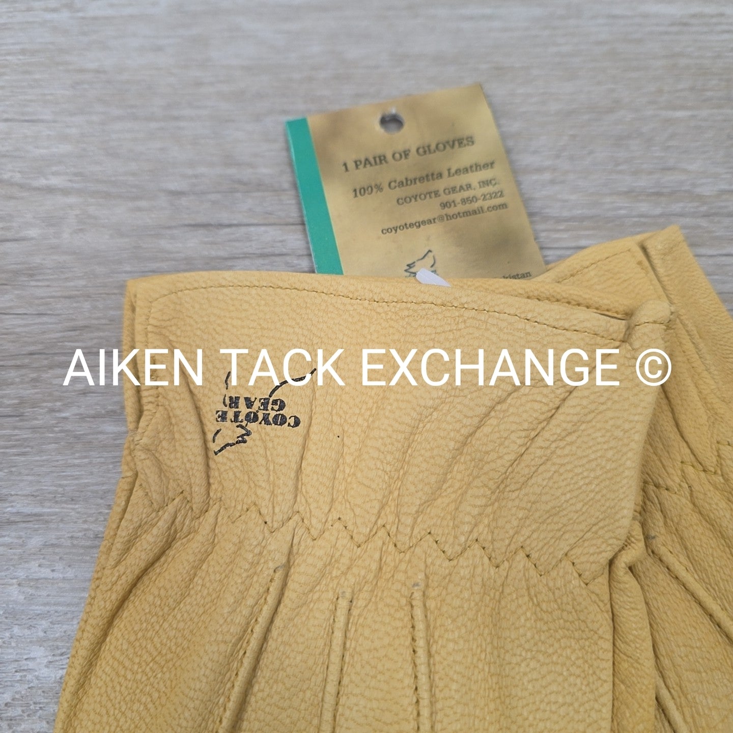 Coyote Gear Leather Gloves, Size Large