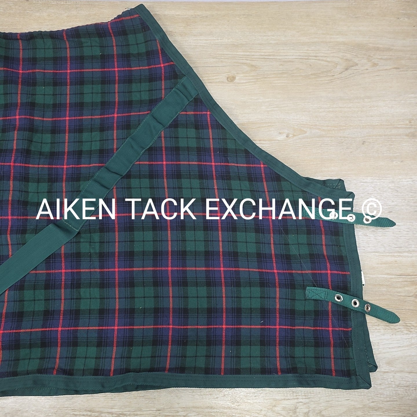 5/A Baker Original Tartan Plaid Stable Sheet, Size 72"