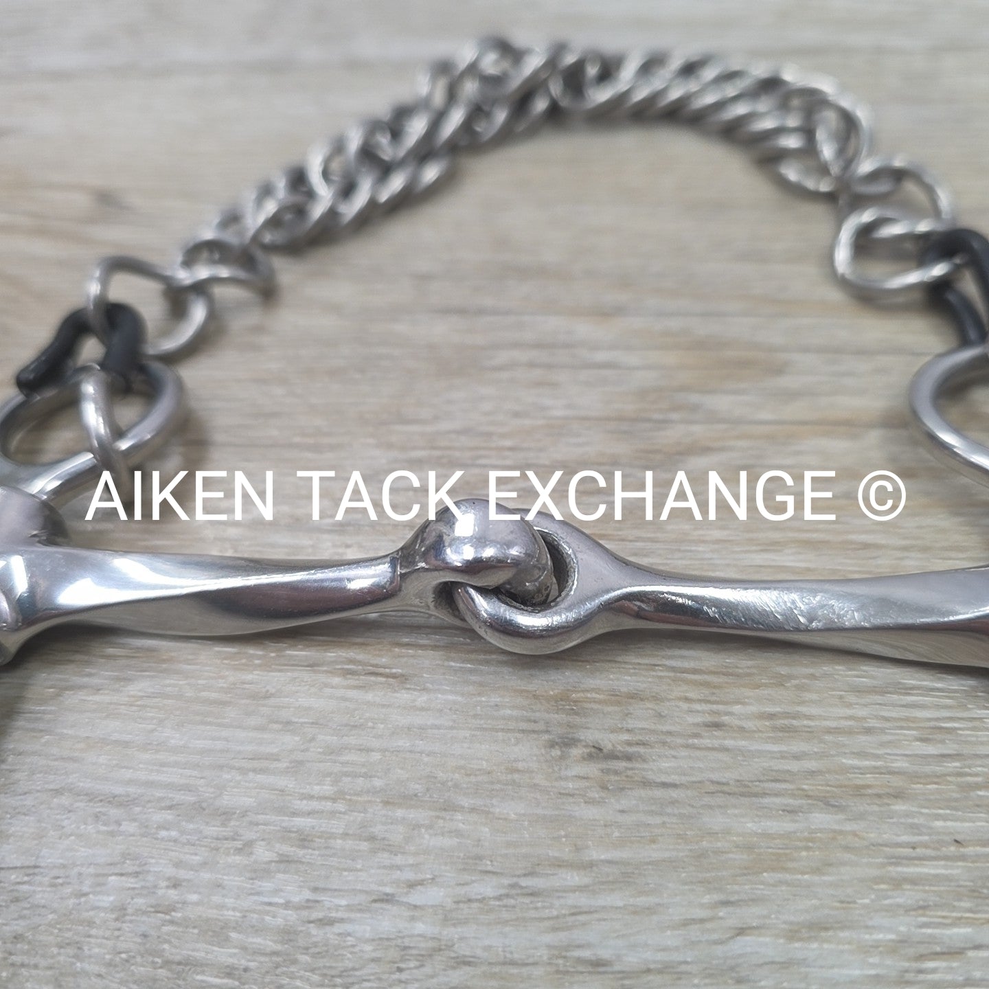 Pessoa Single Joint Slow Twist Locking Short Shank Pelham Bit 4.75"