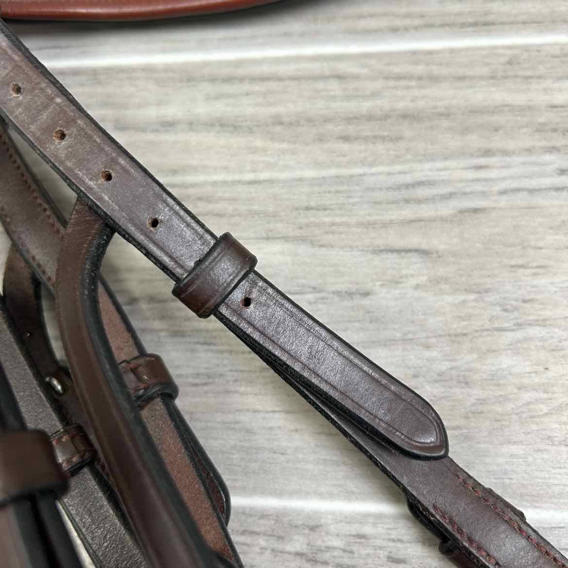 Dy'on New English Hackamore Bridle, Brown, Size Full