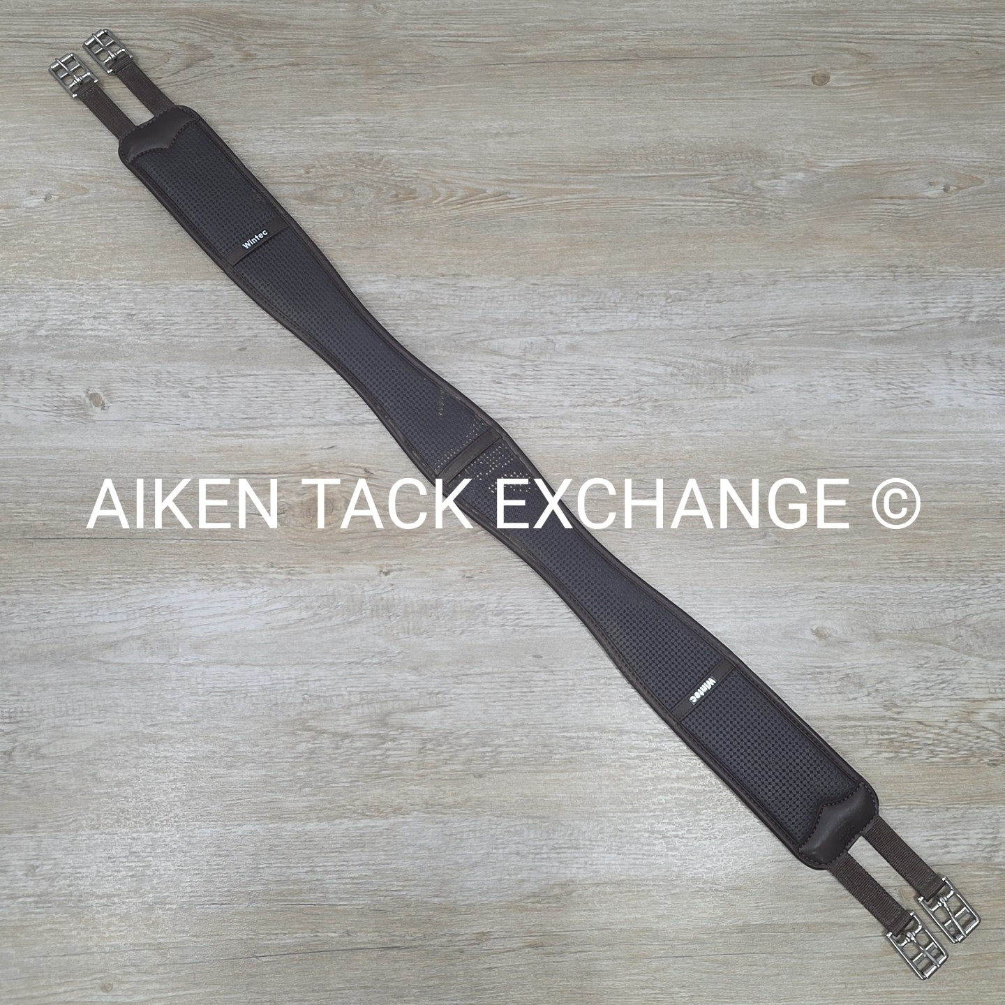 Wintec Chafeless Elastic English Girth, Brown, 52"