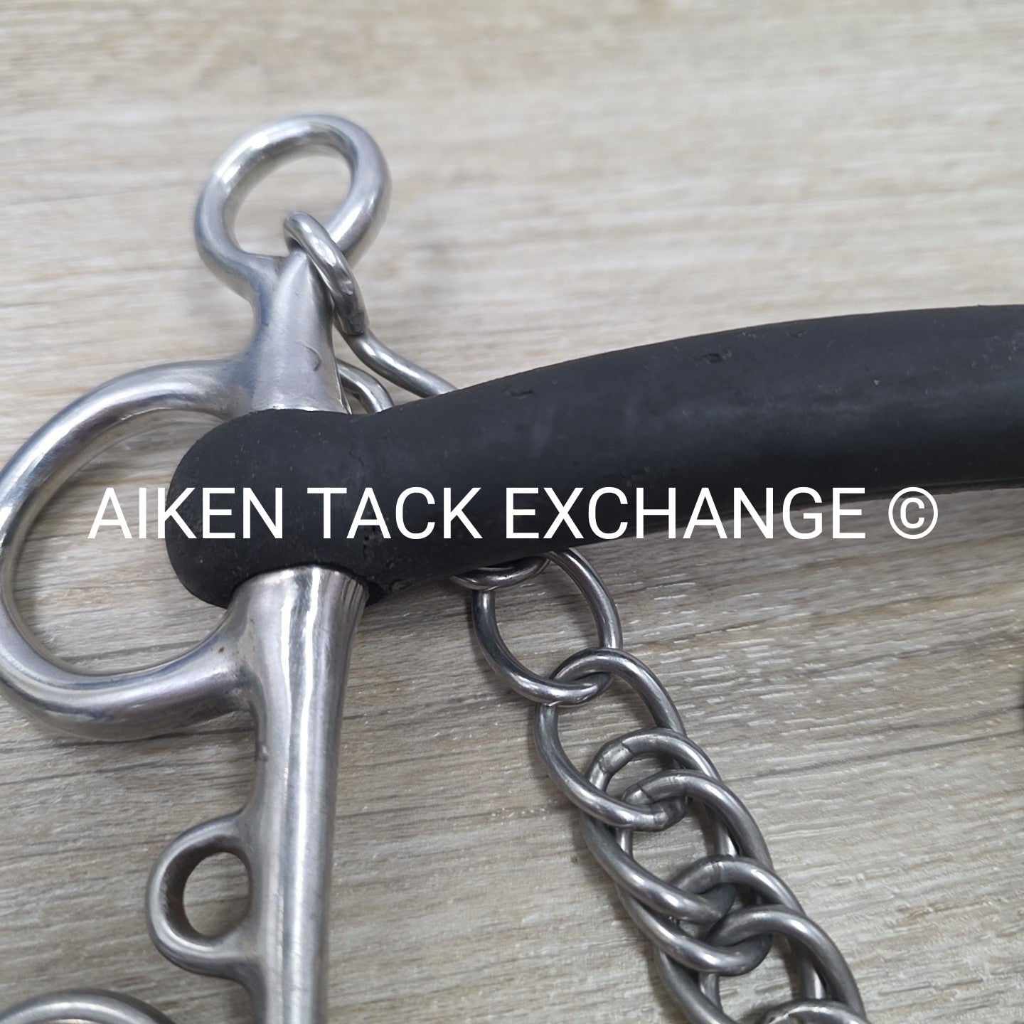 Hard Rubber Mullen Mouth Pelham Bit 5"