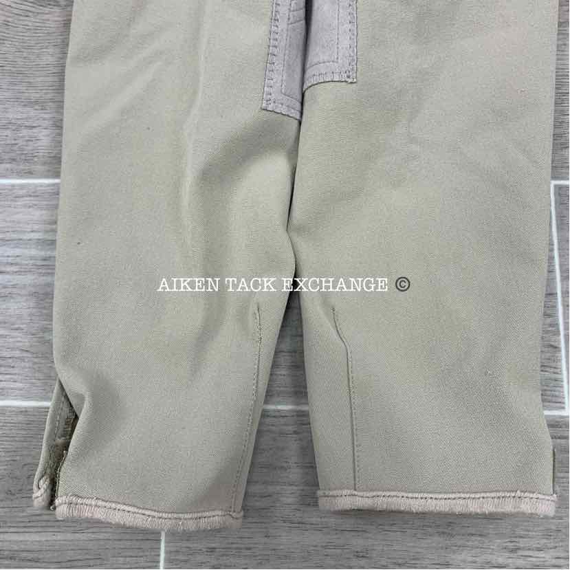 Ovation Boys EuroWeave DX Knee Patch Breeches, Size 18
