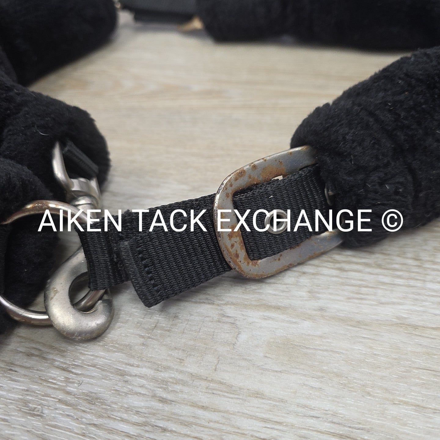 Cameo Fleece Halter, Black, Size Full