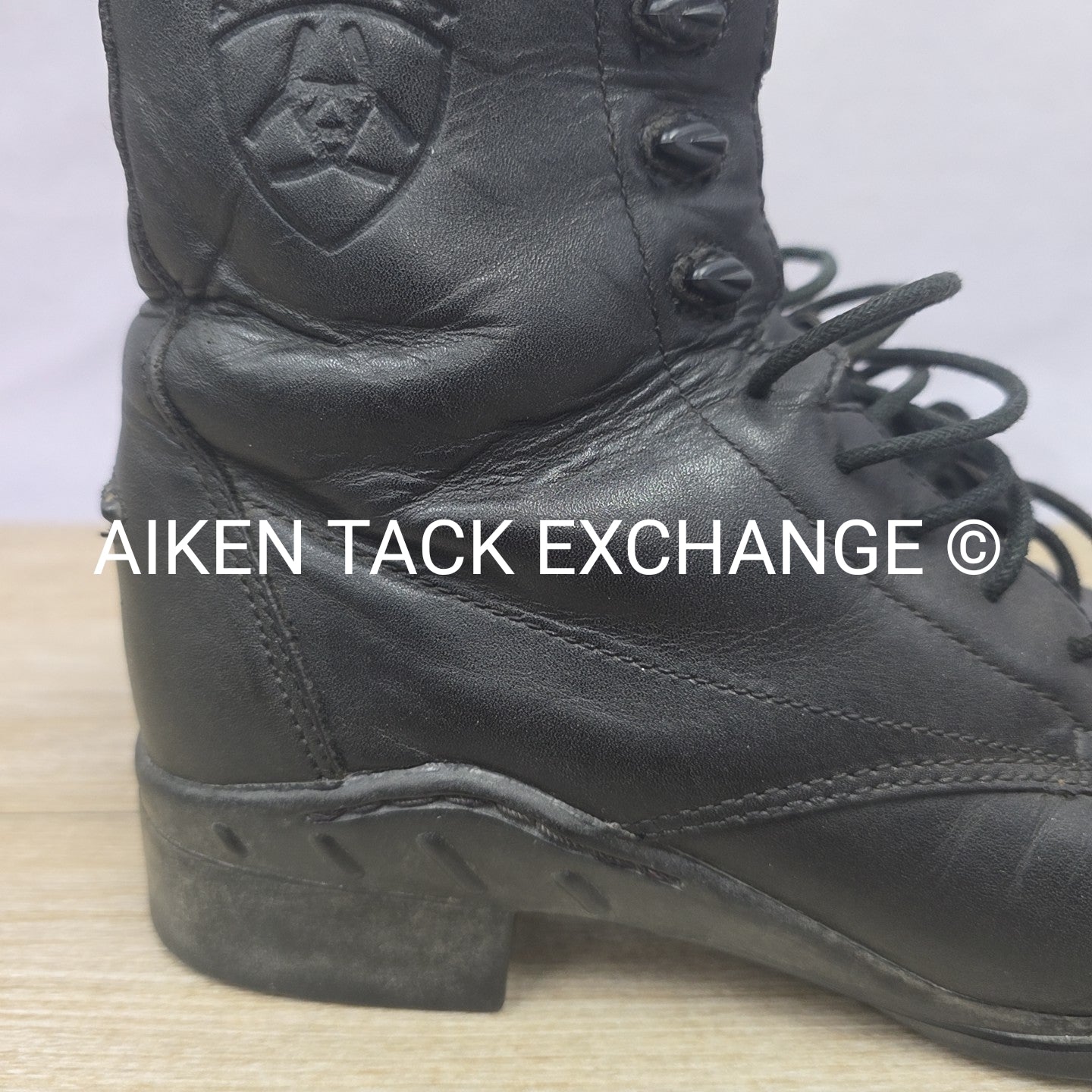Ariat Lace Up Paddock Boots, Size 8