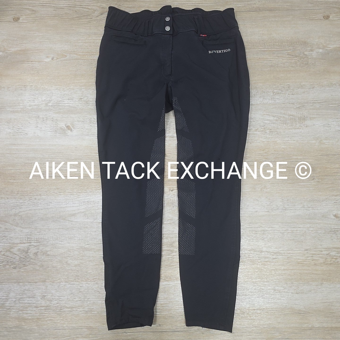 B. Vertigo Full Seat Silicone Grip Breeches, Size 34