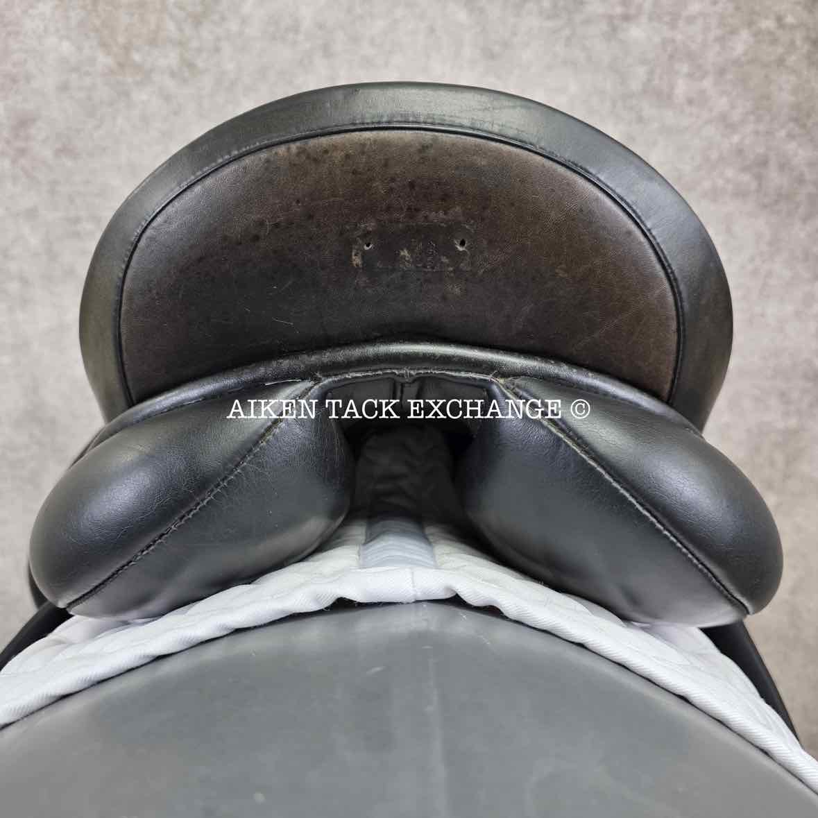 2009 Custom Saddlery Signature Wolfgang Solo Dressage Saddle, 17" Seat, Adjustable Tree, Wool Flocked Panels
