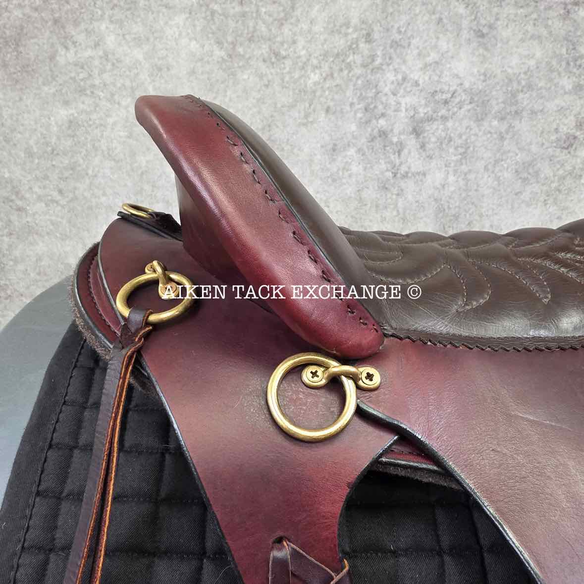 2015 Tucker 159 Endurance Trail Saddle, 17.5" Seat, Wide Tree - Full QH Bars
