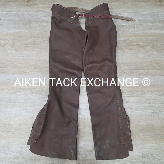 Saddle Barn Top Hand Shotgun Full Chaps, Size Medium