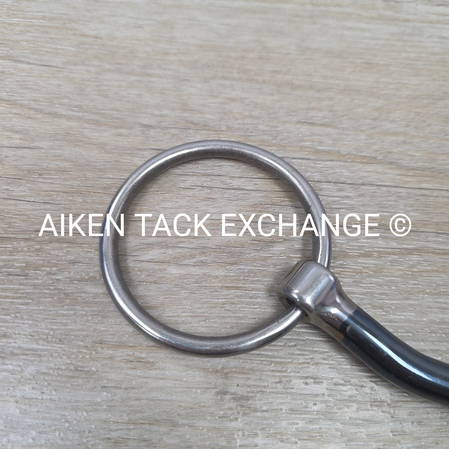 Shires Blue Alloy Loose Ring Mullen Mouth Bit 5"