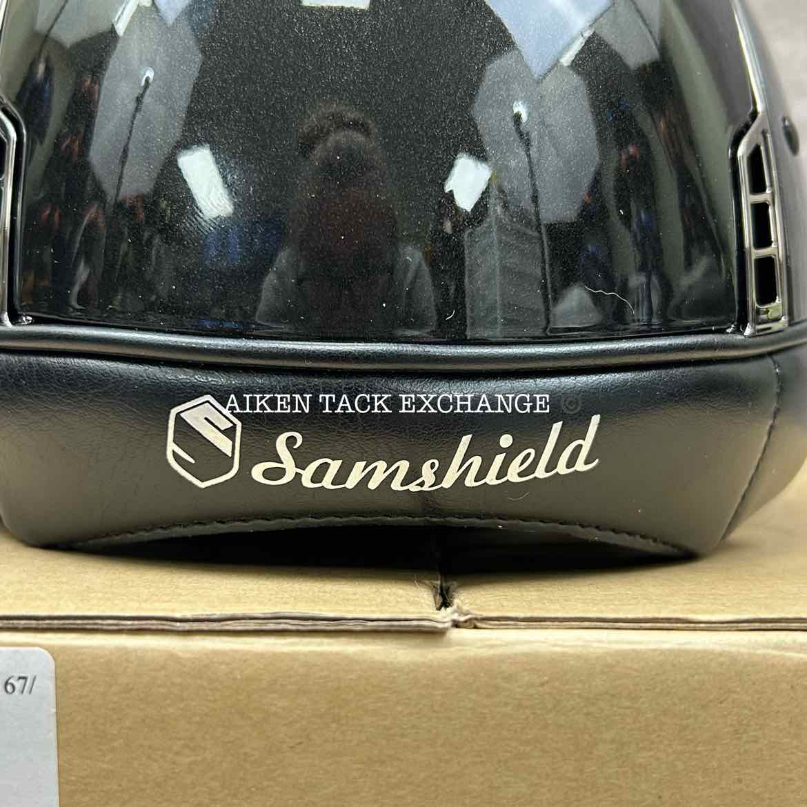 Samshield Shadow Race Glossy Helmet, Size 6 7/8 (55) MFG Date 11/2017