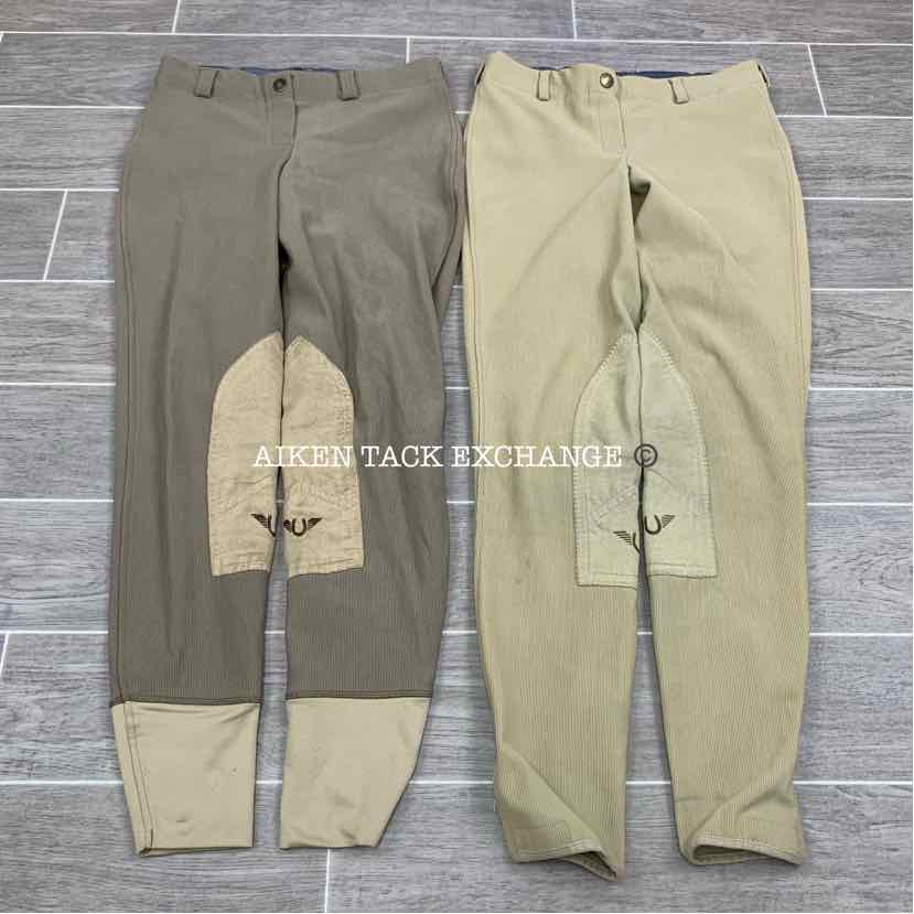 BARGAIN BUNDLE: TuffRider Knee Patch, Size 26, 2 Pair