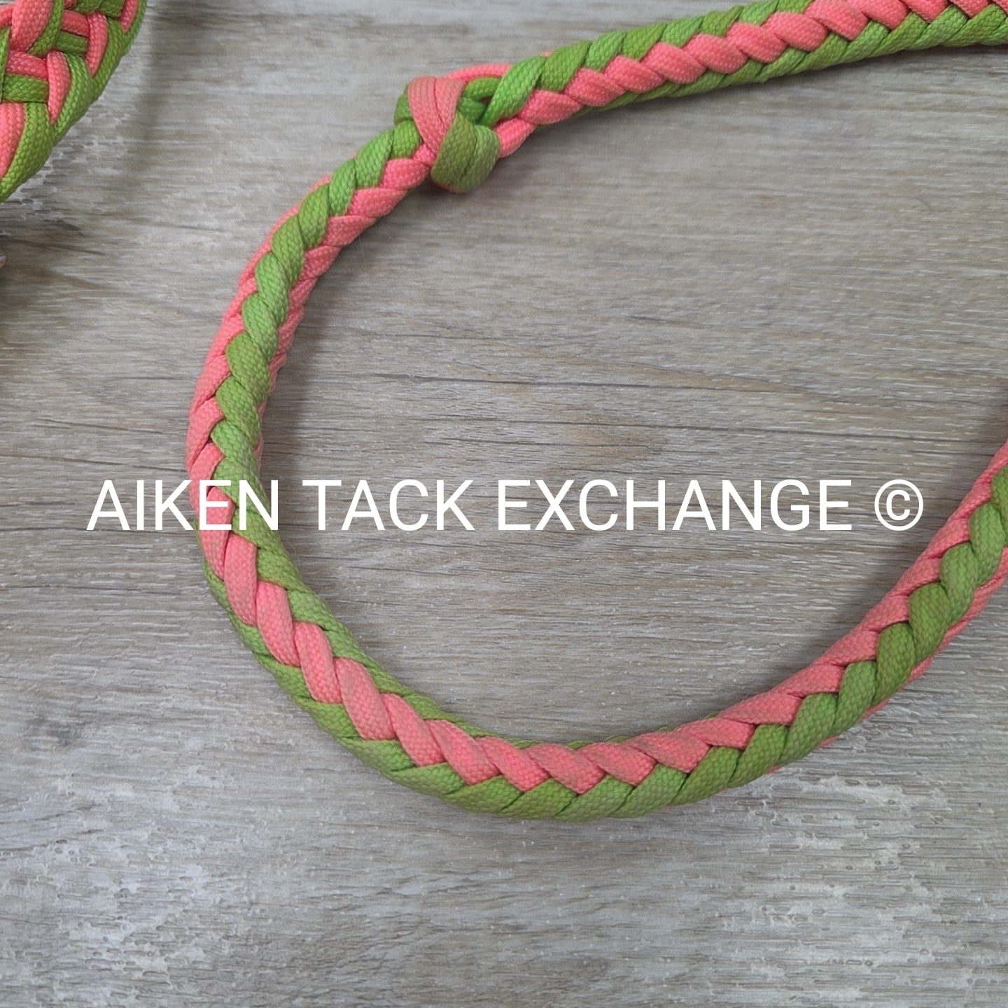 Braided Flat Barrel Reins with Snaps