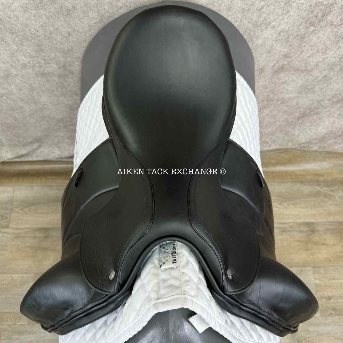 2017 Voltaire Adelaide Monoflap Dressage Saddle, 18" Seat, 3A Flap, W/XW Tree, Foam XFIN Panels, Full Buffalo Leather
