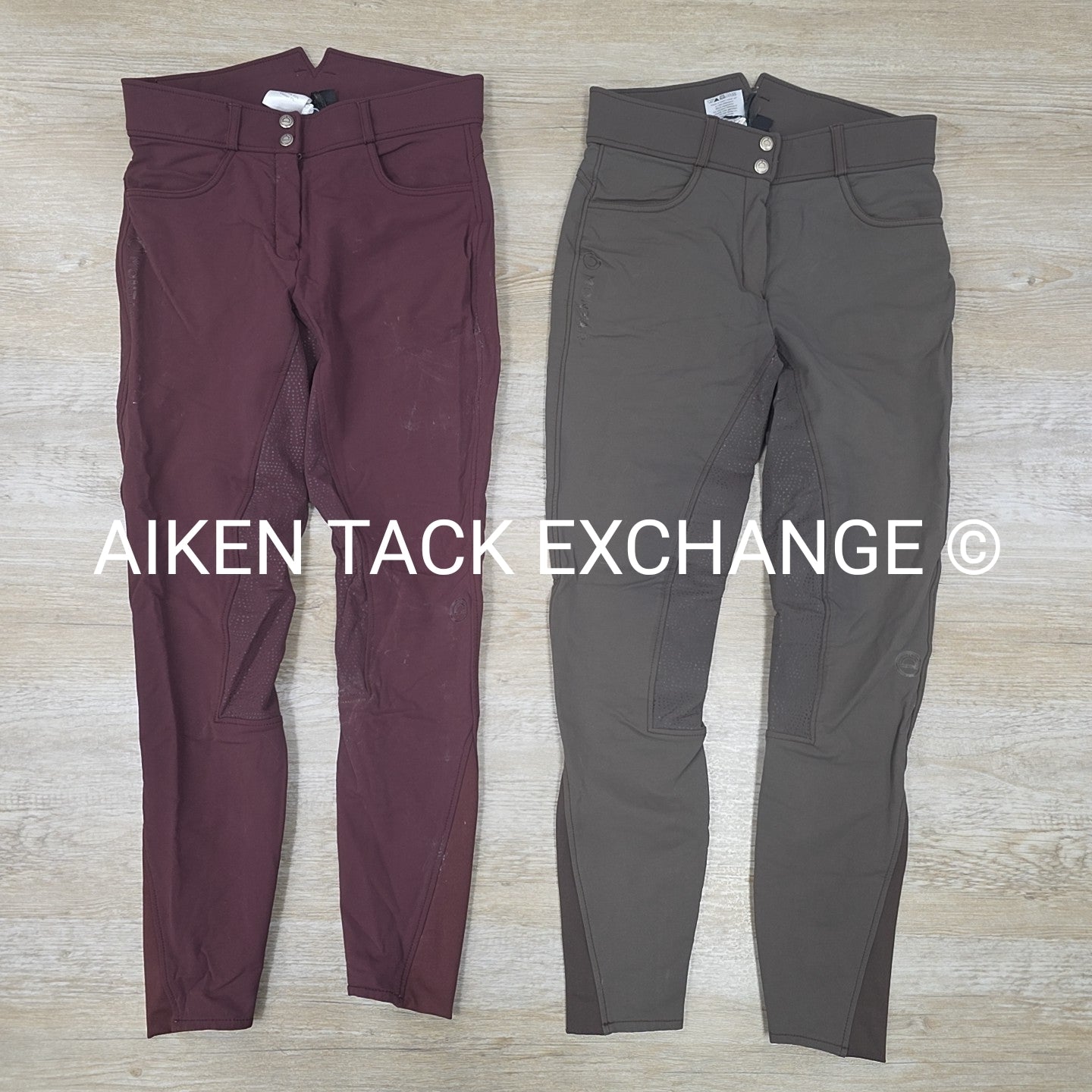 BARGAIN BUNDLE: 2 Pair Montar Silicone Grip Full Seat Breeches, Size 30