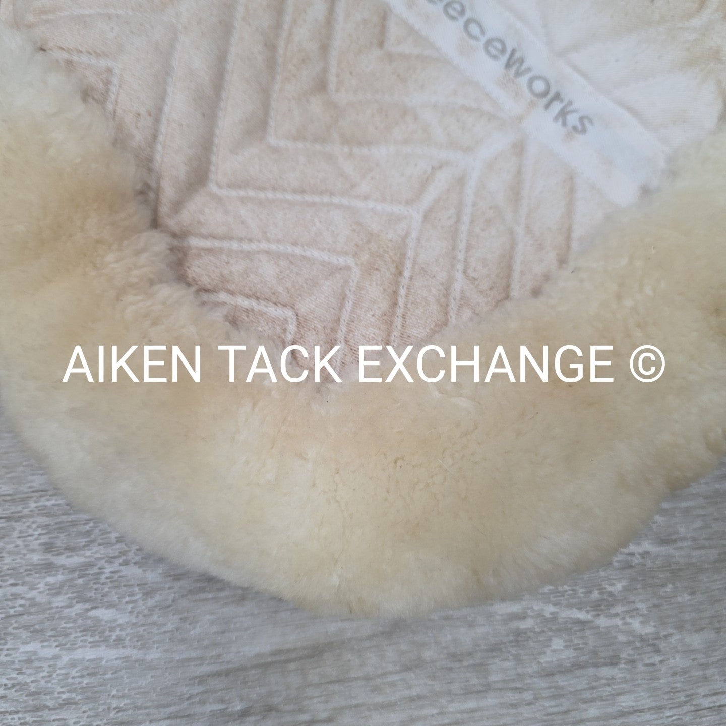 Fleeceworks Sheepskin Classic All Purpose Half Pad with Rolled Edges, Size Pony