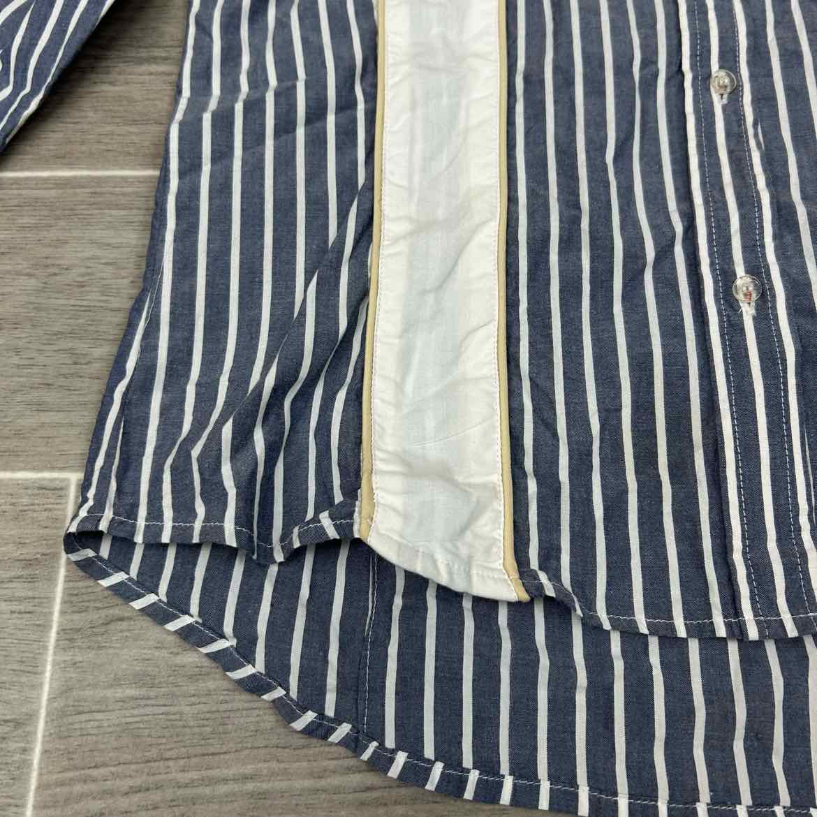 Equine Couture Ascot Long Sleeve Show Shirt, Size Medium
