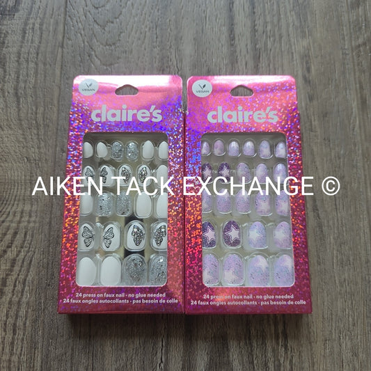 Claire's Press-On Nails (2 Sets) - 24 Count Each (48 Total)