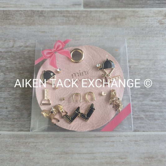 Equestrian Earring Set - 8 Pairs Total