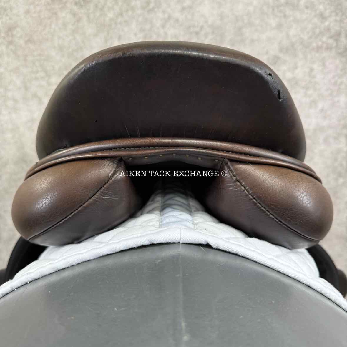 2013 DK Saddlery Liberty Monoflap Jump Saddle, 18" Seat, M/MW Tree, Wool Flocked Panels