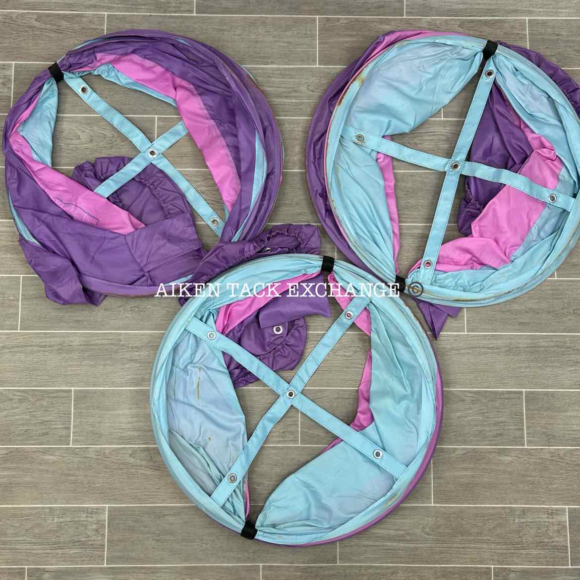 Tough 1 Perfect Turn Collapsible Barrels, Set of 3 with Carry Case