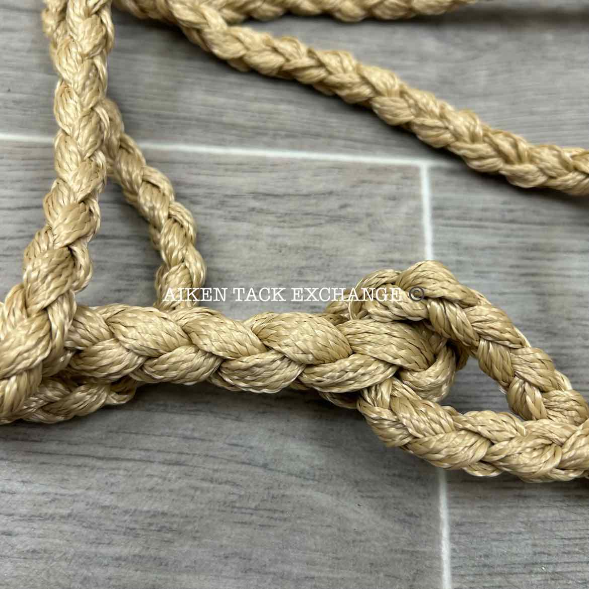 Braided Rope Halter with Lead