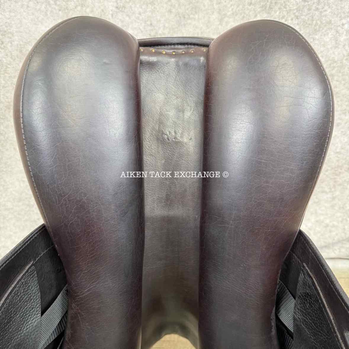 2013 DK Saddlery Liberty Monoflap Jump Saddle, 18" Seat, M/MW Tree, Wool Flocked Panels