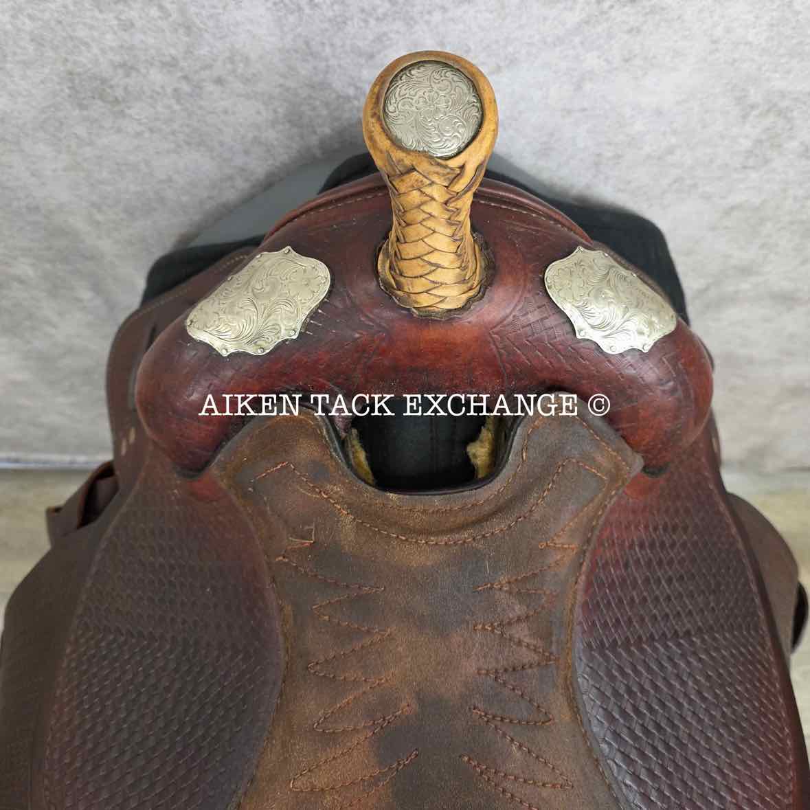 **SOLD** Circle M Western Saddle, 15.5" Seat, Wide Tree - Full QH Bars