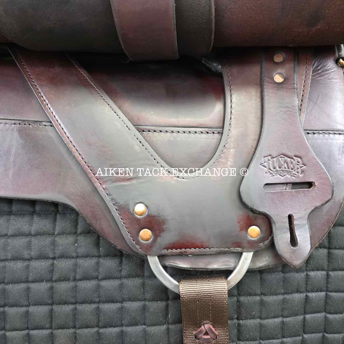 2008 Tucker 260 High Plains Western Saddle, 16.5" Seat, Medium Tree - Semi QH Bars