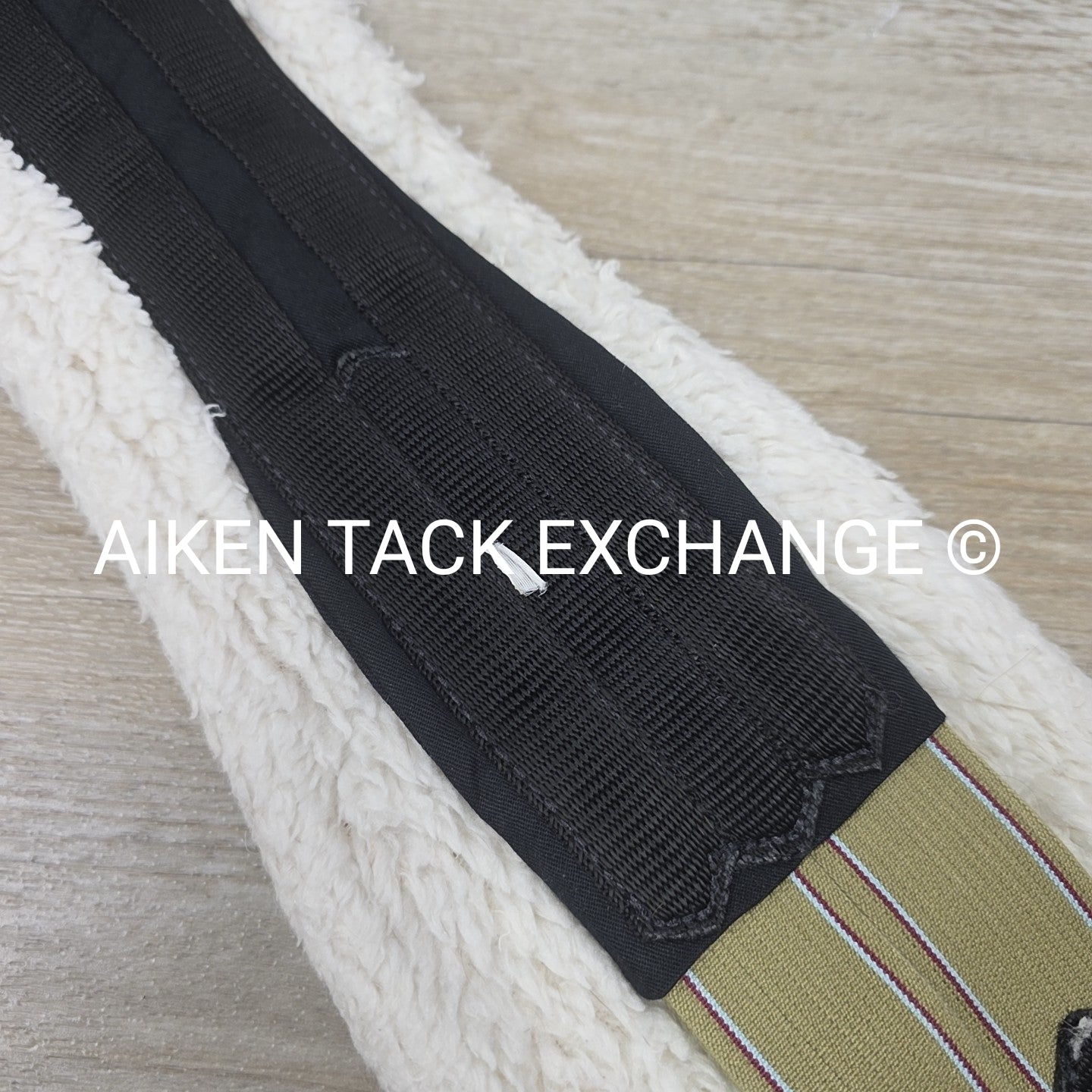 Fleece Girth with Double End Elastic, Black, 42"
