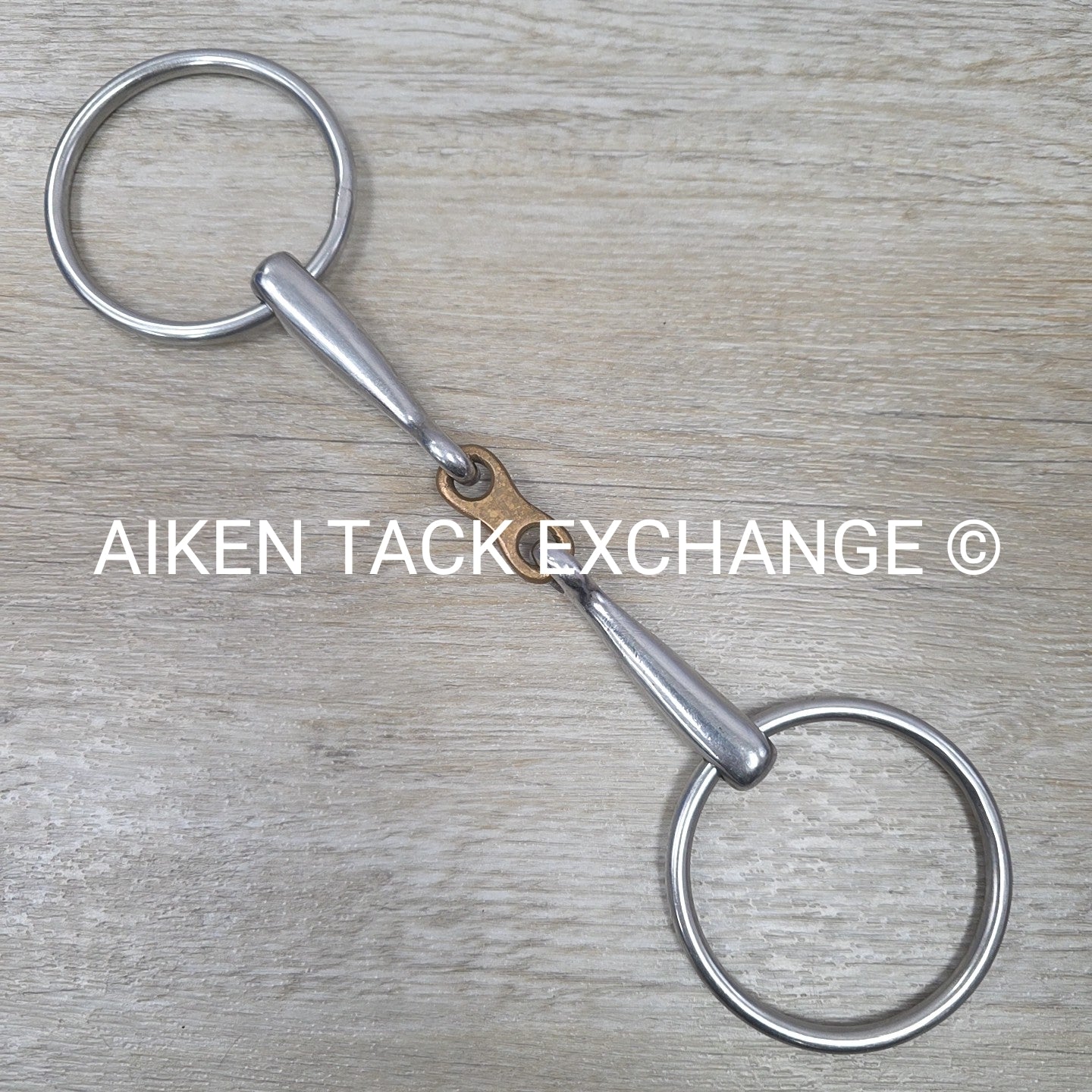 Copper French Link Loose Ring Bit 6"