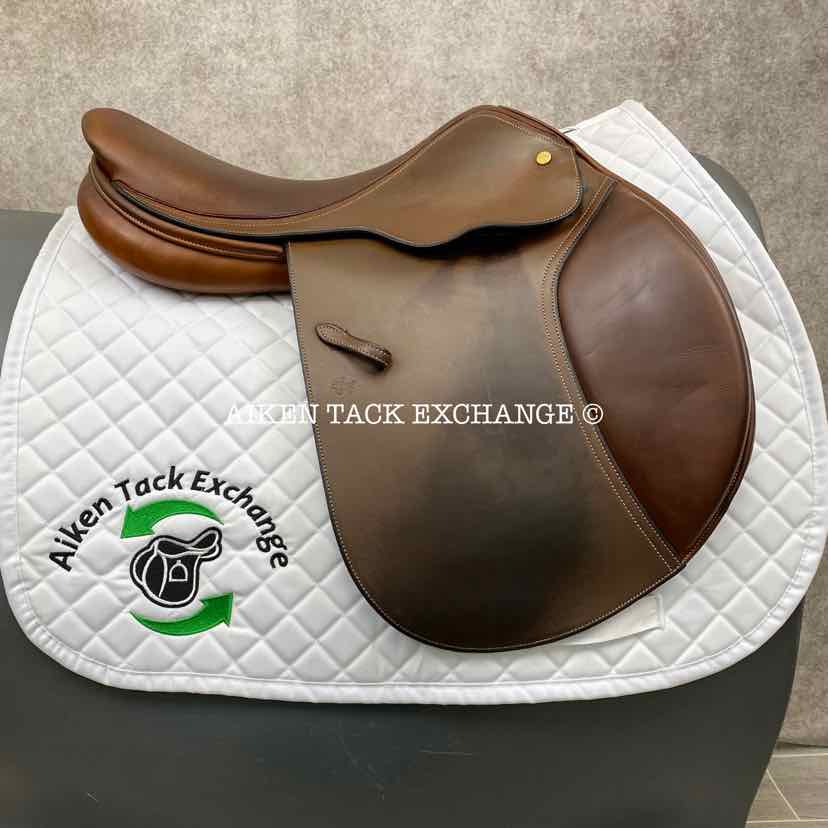 Bruno De Heusch - BDH Close Contact Jump Saddle, 17" Seat, Medium Tree, Foam Panels