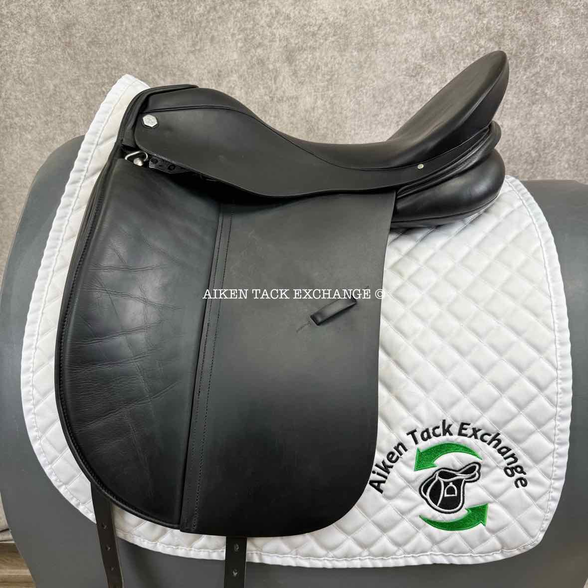 Albion Platinum Genesis Dressage Saddle, 18" Seat, Medium Tree, Wool Flocked Panels