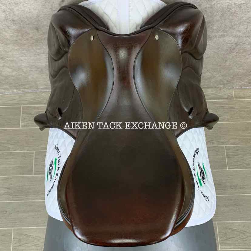 2012 Stackhouse Monoflap Jump Saddle, 19" Seat, Narrow Tree