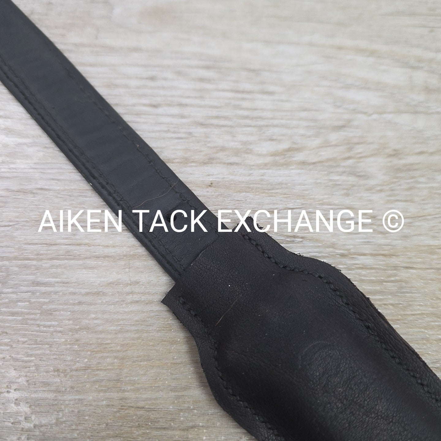 Mono Strap Stirrup Leathers, Black