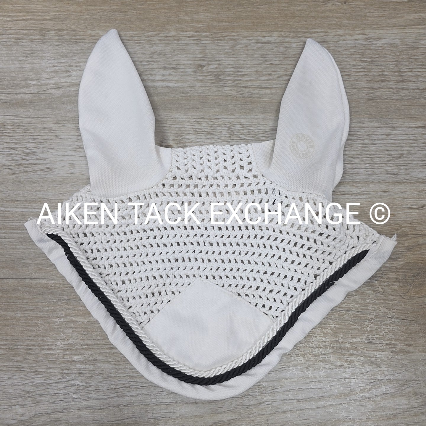 Dover Saddlery Riders International Piped Ear Bonnet, Size Full