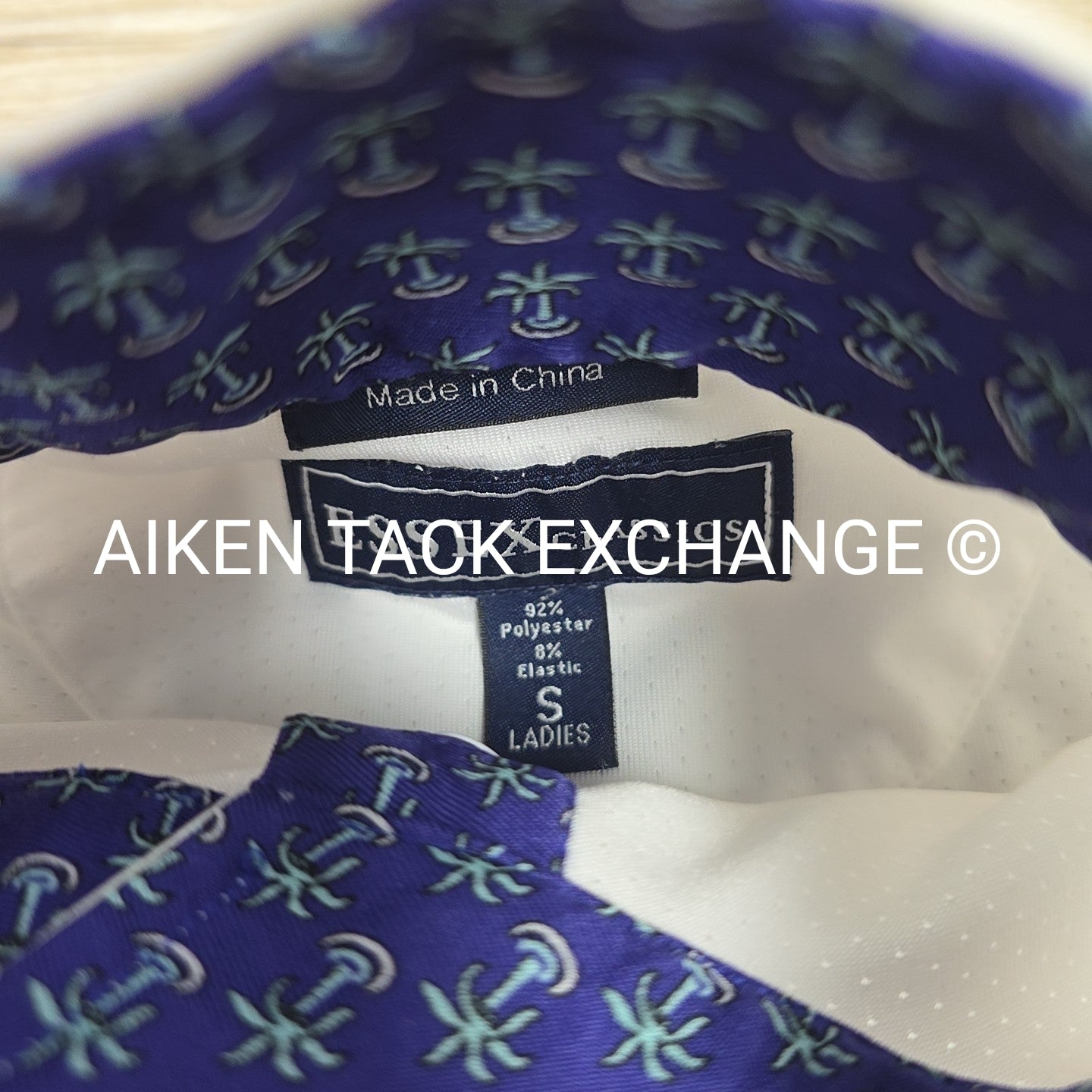 Essex Classics Talent Yarn Long Sleeve Sun Shirt Show Shirt, Size Small